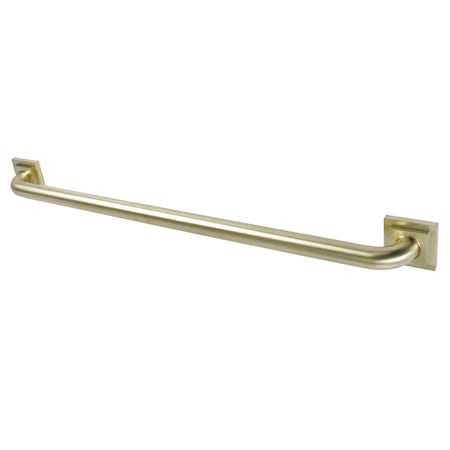 Claremont Contemporary Grab Bar, 32-13/16" L, Brass, Brushed Brass DR614307